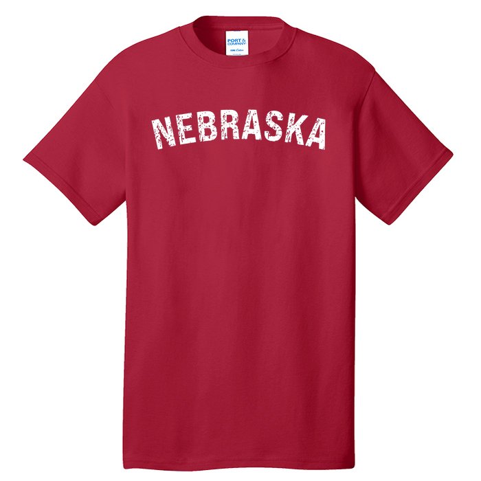 Vintage Nebraska Red Retro Tall T-Shirt