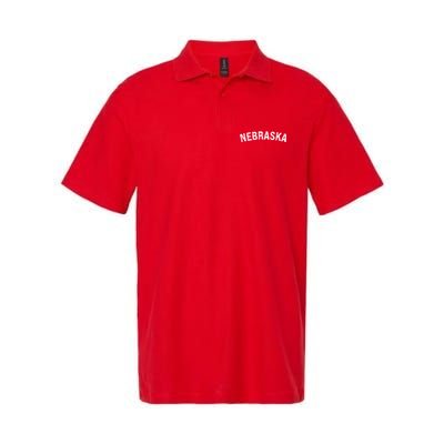 Vintage Nebraska Red Retro Polo