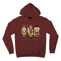 Vintage Nutcracker Squad Christmas 2024 Xmas Matching Women Hoodie