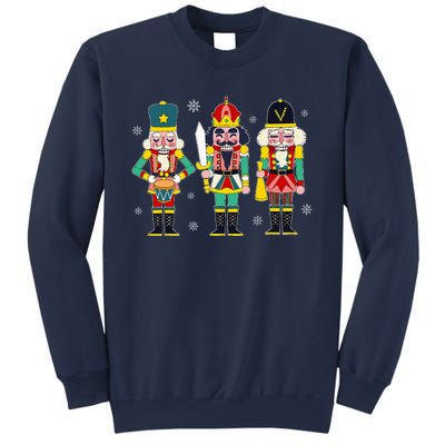 Vintage Nutcracker Squad Christmas 2024 Xmas Matching Women Sweatshirt