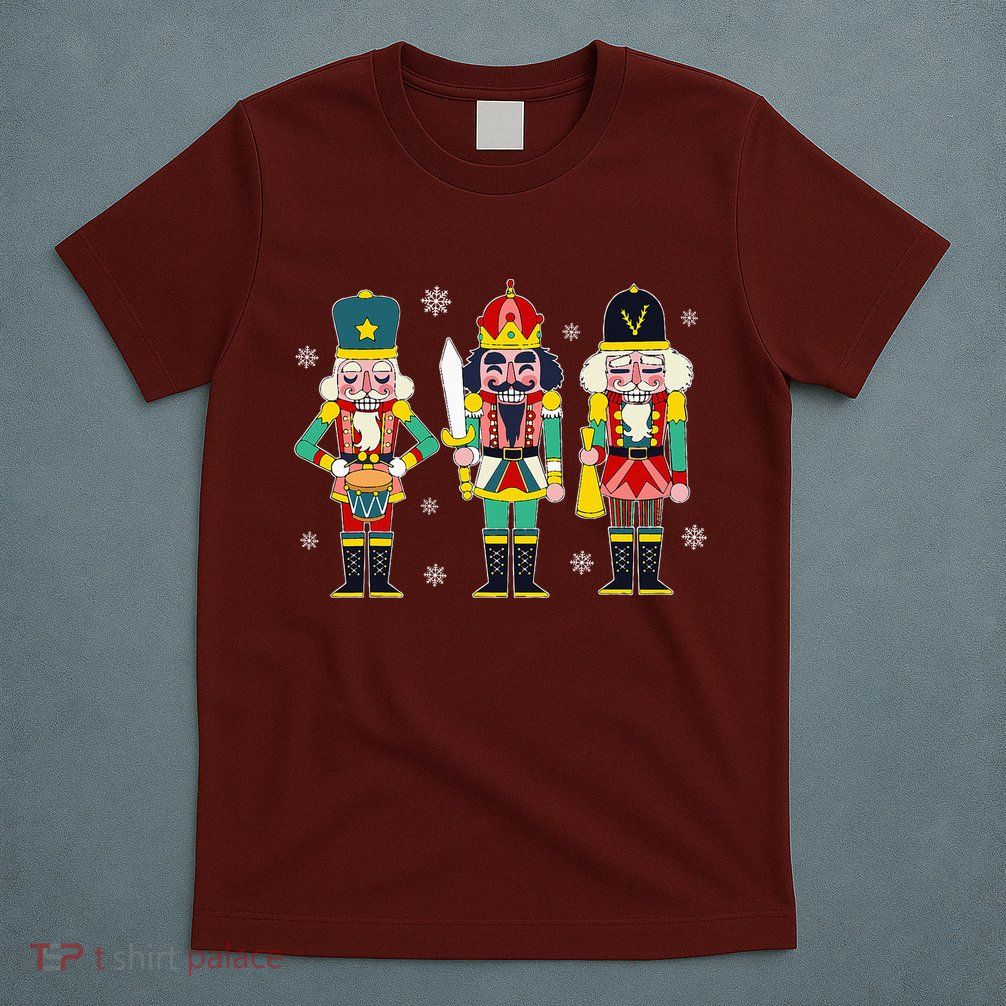 Vintage Nutcracker Squad Christmas 2024 Xmas Matching T-Shirt