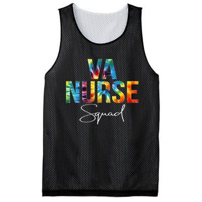 VA Nurse Squad Appreciation Day Tie Dye For Women For Work Long Sleeve Mesh Reversible Basketball Jersey Tank