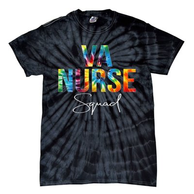 VA Nurse Squad Appreciation Day Tie Dye For Women For Work Long Sleeve Tie-Dye T-Shirt