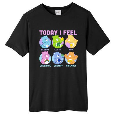 Vintage Neon Today I Feel Emotions Box Ups Tall Fusion ChromaSoft Performance T-Shirt