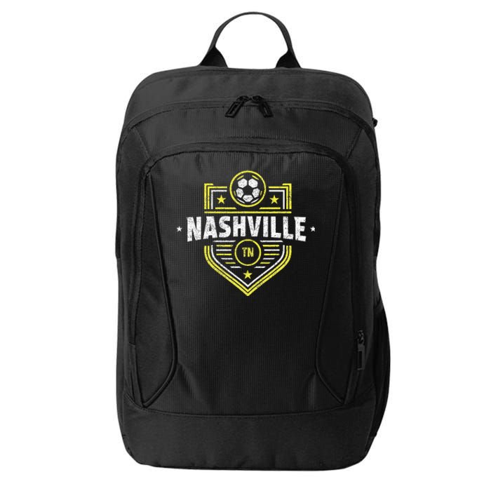 Vintage Nashville Tn Emblem Distressed City Backpack