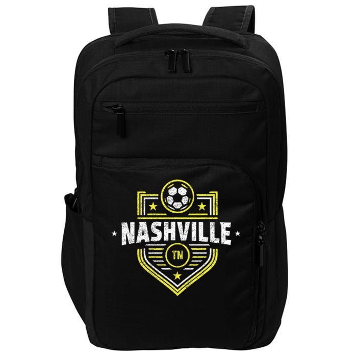 Vintage Nashville Tn Emblem Distressed Impact Tech Backpack