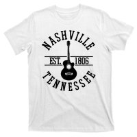 Vintage Nashville Tennessee Guitar Country Music City T-Shirt