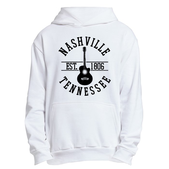 Vintage Nashville Tennessee Guitar Country Music City Urban Pullover Hoodie