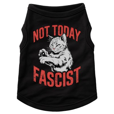 Vintage Not Today Fascist Funny Cat Meme  Doggie Tank