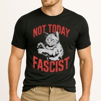 Vintage Not Today Fascist Funny Cat Meme  Performance Shirt
