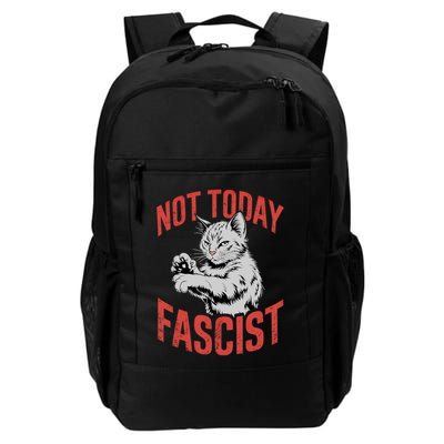 Vintage Not Today Fascist Funny Cat Meme  Backpack
