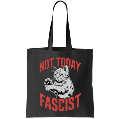 Vintage Not Today Fascist Funny Cat Meme  Bag