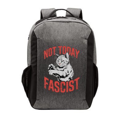 Vintage Not Today Fascist Funny Cat Meme  Vector Backpack
