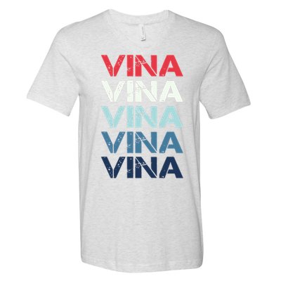 Vina Name T Shirt Vina Classic Vintage V-Neck T-Shirt