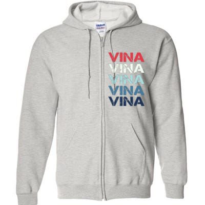 Vina Name T Shirt Vina Classic Vintage Full Zip Hoodie