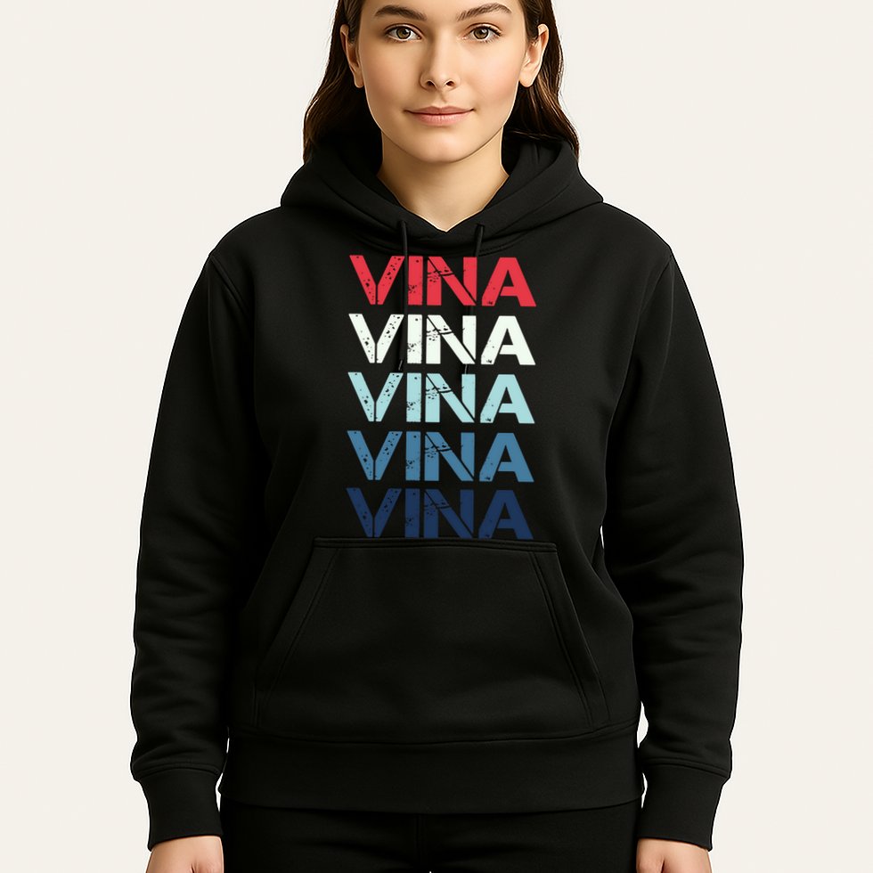 Vina Name T Shirt Vina Classic Vintage Hoodie