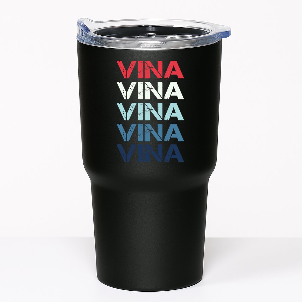 Vina Name T Shirt Vina Classic Vintage Tumbler
