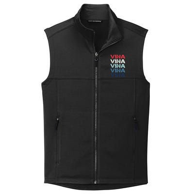 Vina Name T Shirt Vina Classic Vintage Collective Smooth Fleece Vest