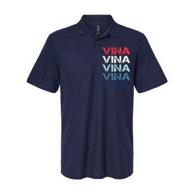 Vina Name T Shirt Vina Classic Vintage Softstyle Adult Sport Polo