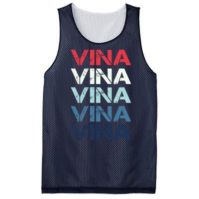 Vina Name T Shirt Vina Classic Vintage Mesh Reversible Basketball Jersey Tank