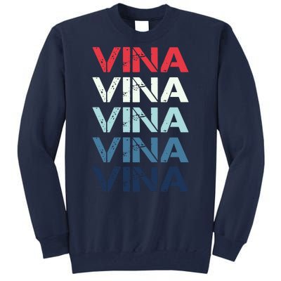 Vina Name T Shirt Vina Classic Vintage Tall Sweatshirt