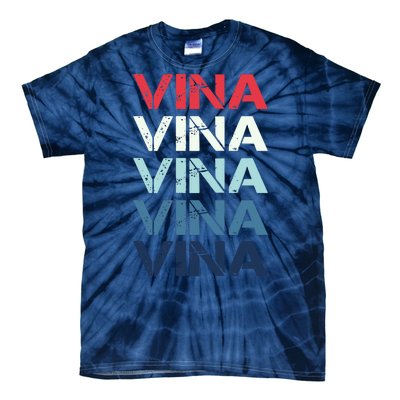 Vina Name T Shirt Vina Classic Vintage Tie-Dye T-Shirt