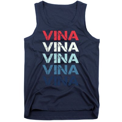 Vina Name T Shirt Vina Classic Vintage Tank Top