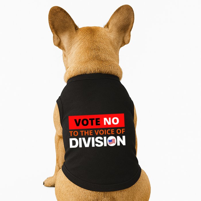 Vote No To The Voice Of Division Doggie Tank