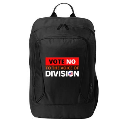 Vote No To The Voice Of Division City Backpack
