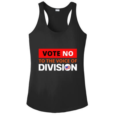 Vote No To The Voice Of Division Ladies PosiCharge Competitor Racerback Tank