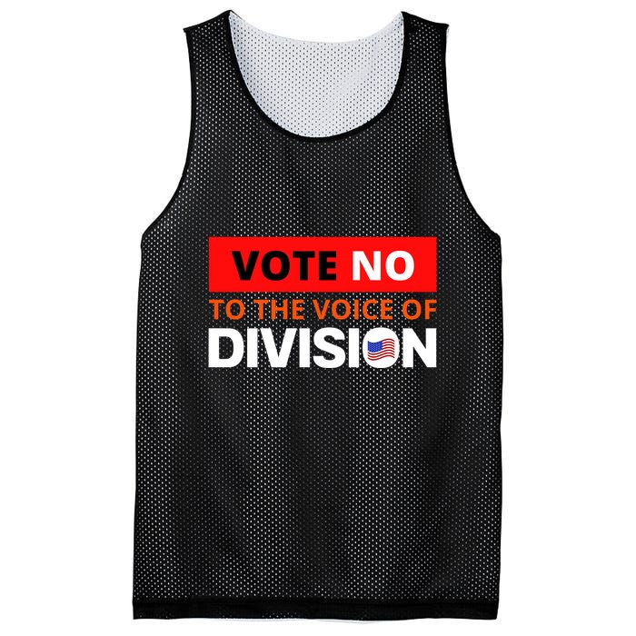 Vote No To The Voice Of Division Mesh Reversible Basketball Jersey Tank