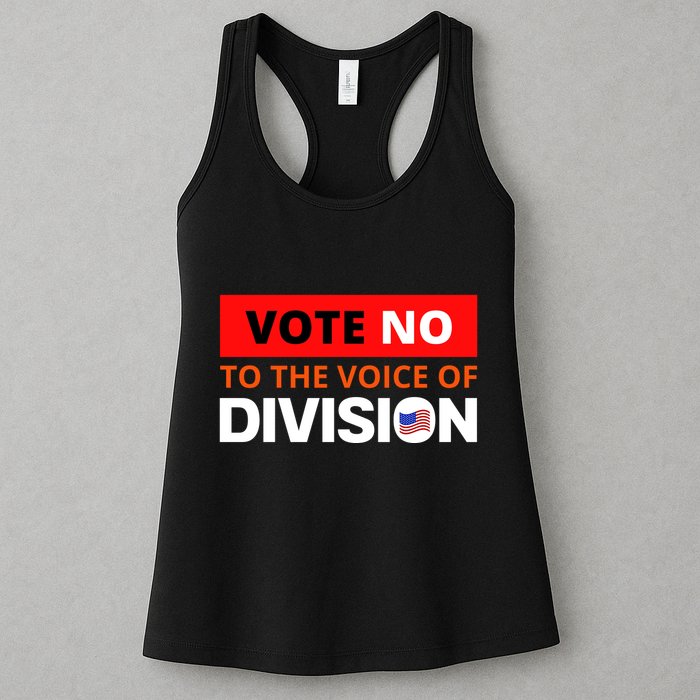 Vote No To The Voice Of Division Womens Tank Top