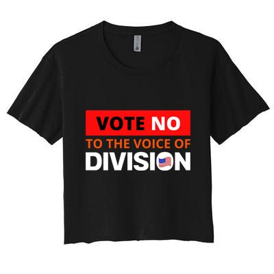 Vote No To The Voice Of Division Crop Top