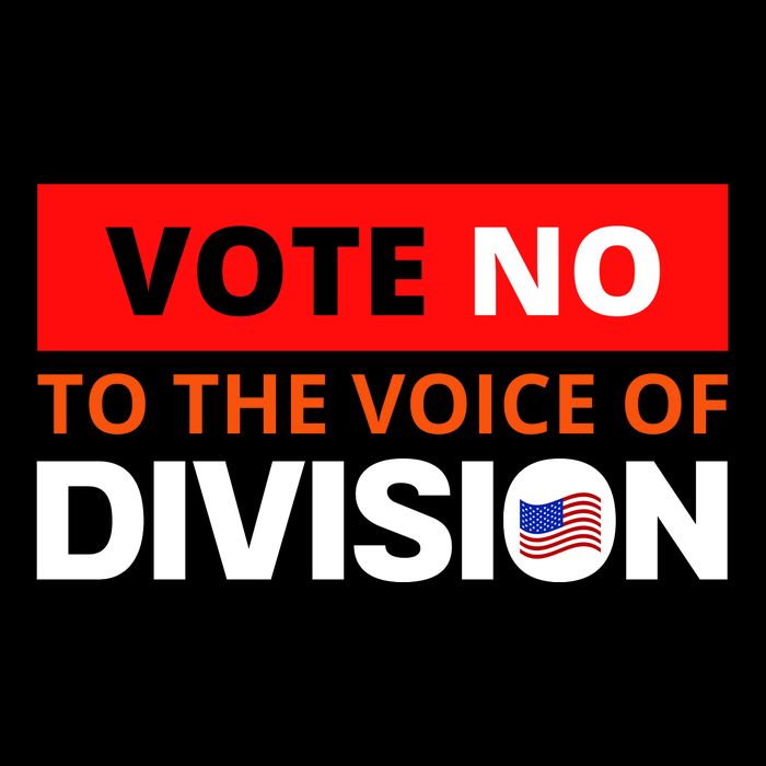 Vote No To The Voice Of Division Short Acrylic Beanie