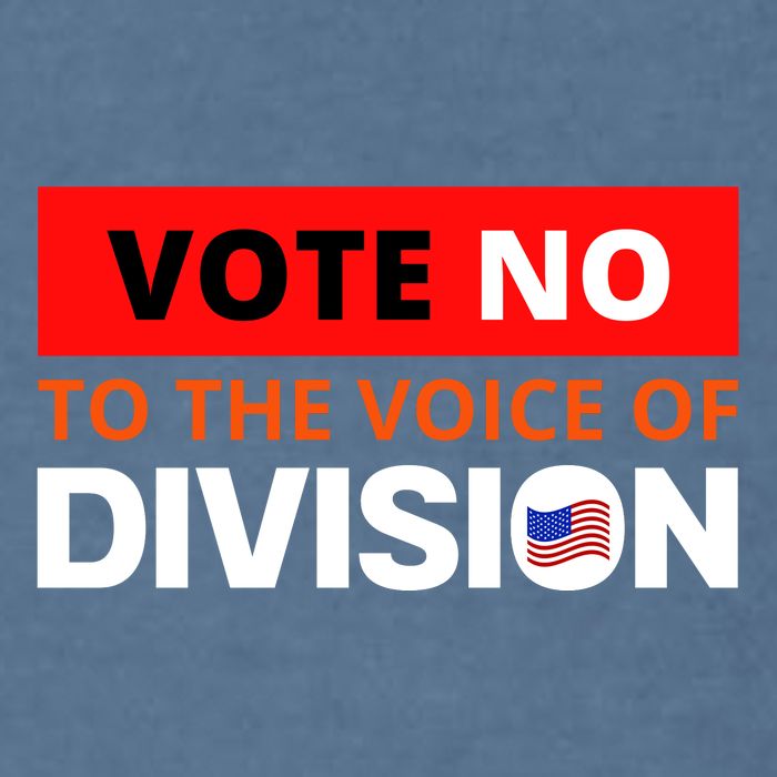 Vote No To The Voice Of Division Garment-Dyed Sweatshirt