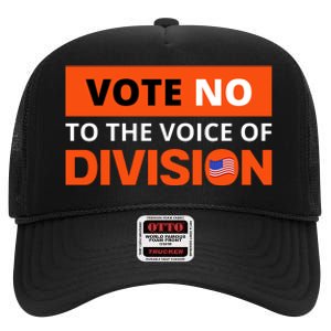 Vote No To The Voice Of Division High Crown Mesh Back Trucker Hat