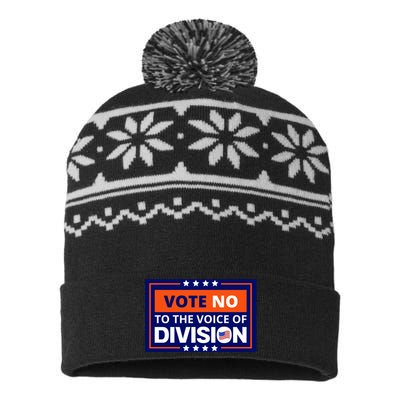 Vote No To The Voice Of Division USA-Made Snowflake Beanie