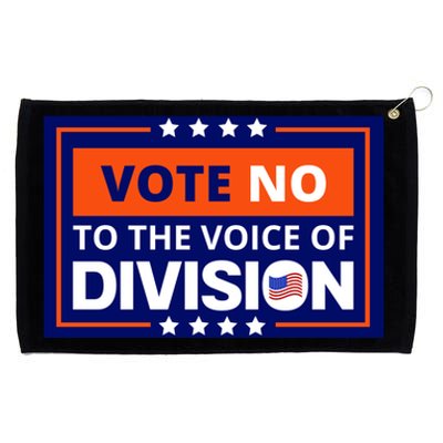 Vote No To The Voice Of Division Grommeted Golf Towel