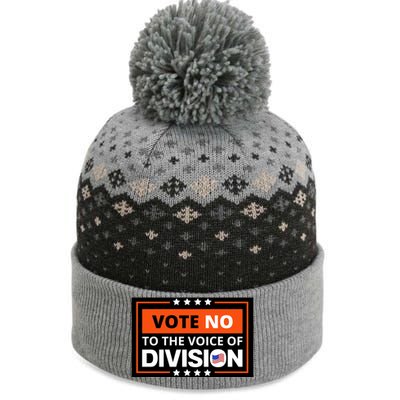 Vote No To The Voice Of Division The Baniff Cuffed Pom Beanie