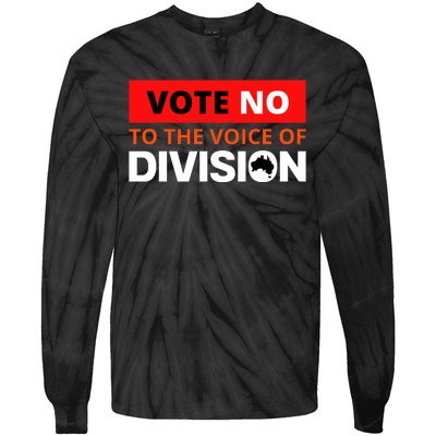 Vote No To The Voice Of Division Tie-Dye Long Sleeve Shirt