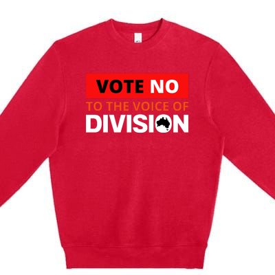 Vote No To The Voice Of Division Premium Crewneck Sweatshirt