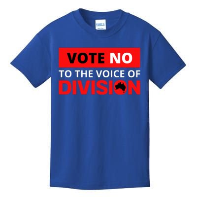 Vote No To The Voice Of Division Kids T-Shirt