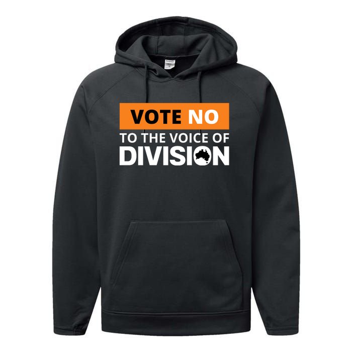 Vote No To The Voice Of Division Performance Fleece Hoodie