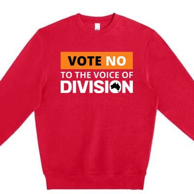 Vote No To The Voice Of Division Premium Crewneck Sweatshirt