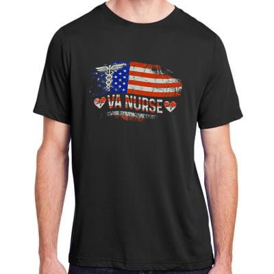 VA Nurse Trauma Nurse Nursing Proud Veterans Affair Nurse Adult ChromaSoft Performance T-Shirt