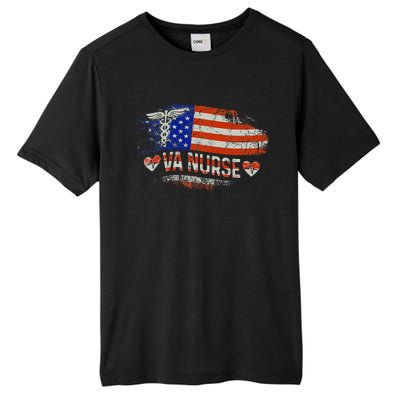 VA Nurse Trauma Nurse Nursing Proud Veterans Affair Nurse Tall Fusion ChromaSoft Performance T-Shirt