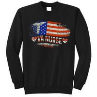 VA Nurse Trauma Nurse Nursing Proud Veterans Affair Nurse Tall Sweatshirt