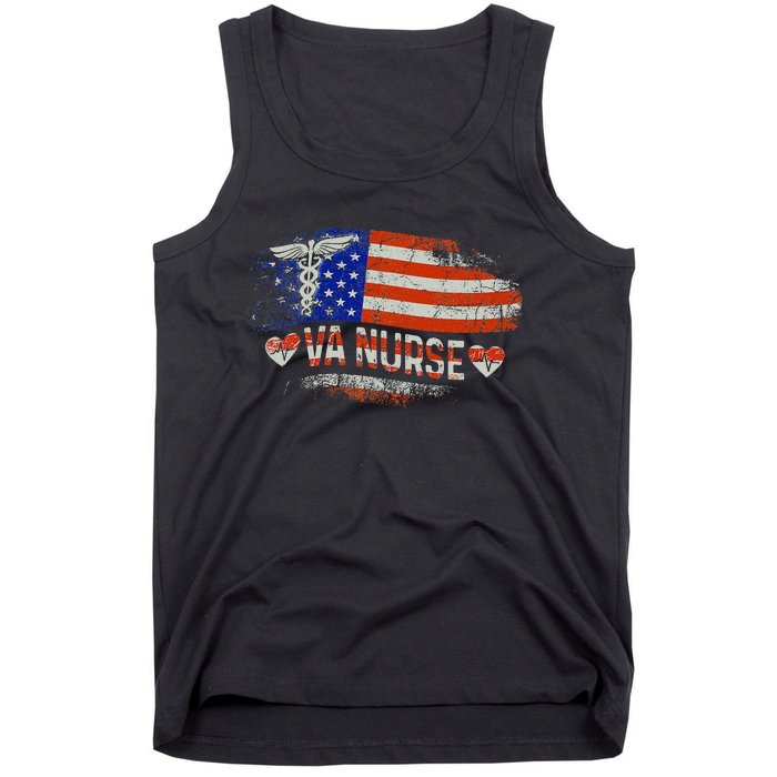 VA Nurse Trauma Nurse Nursing Proud Veterans Affair Nurse Tank Top