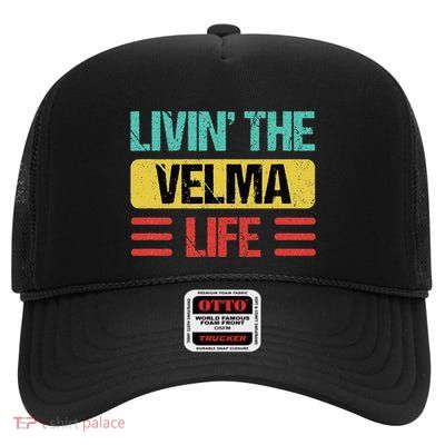 Velma Name High Crown Mesh Back Trucker Hat