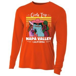 Vacation Napa Valley California Wine Trip Funny Gift Cooling Performance Long Sleeve Crew